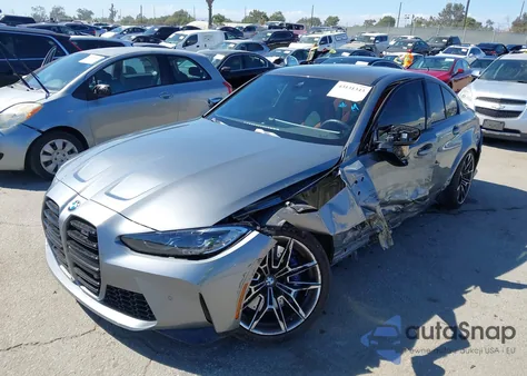 2024 BMW M3 Competition xDrive from USA, damaged, VIN WBS43AY05RFS97840